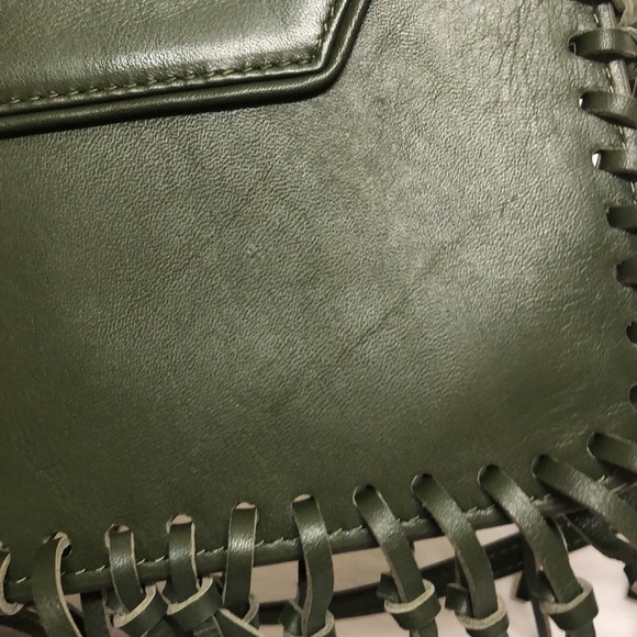 Emmaline Kuo green leather crossbody/clutch - Picture 11 of 16